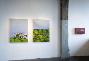 ((Untitled)) Group Exhibition at the Crane Arts building included Jerry Kabba, Rubens Ghenov, Ryan Parker, Shanna Waddell, Fabian Lopez, Chris Hartshorne and John Roebas